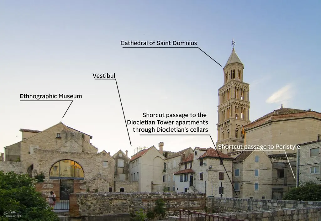Sunny Studios In Diocletian Tower Split