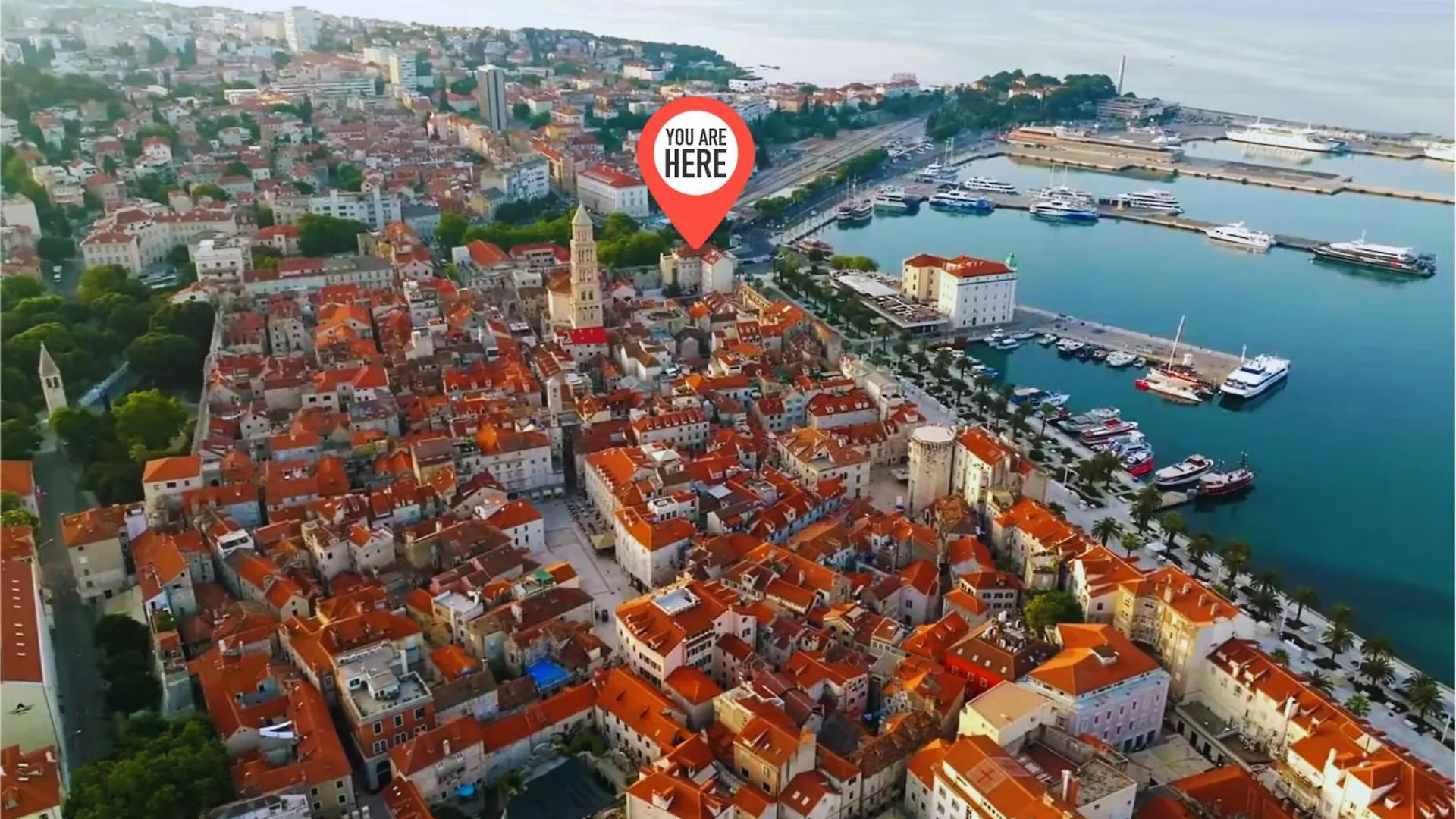 Sunny Studios In Diocletian Tower location